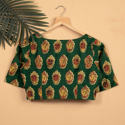 Kalamkrii Printed Silk Blouse