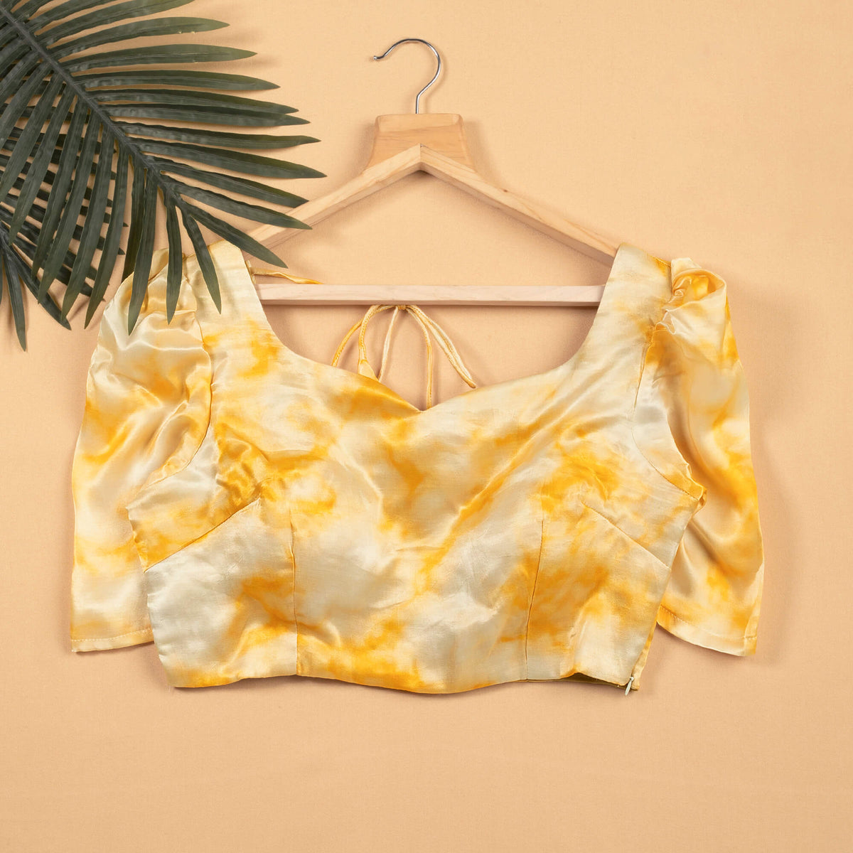 Tye And Dye Printed Silk Blouse