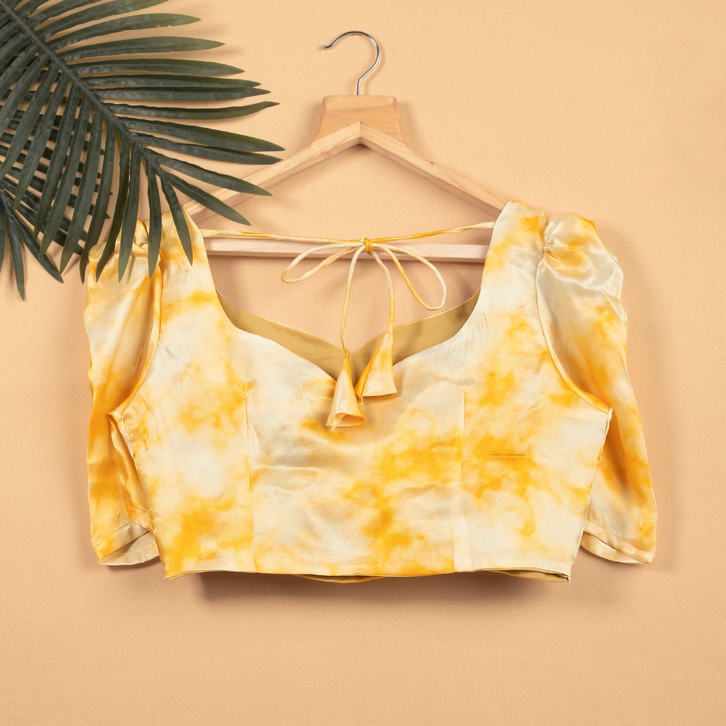 Tie And Dye Printed Silk Blouse