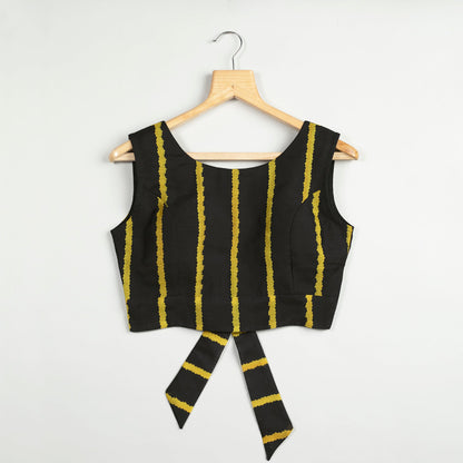 Trendy Back Bow Chanderi Blouse