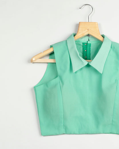 Stunning Collar Neck Blouse