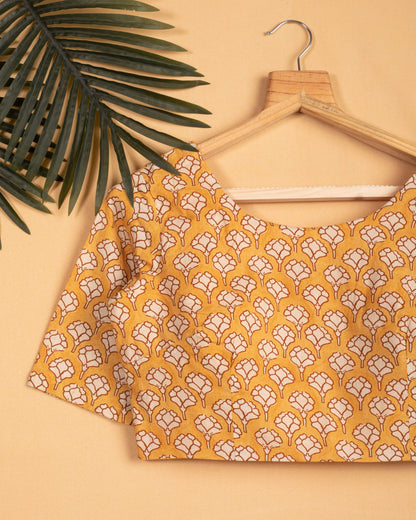 Ethnic  Floral Cotton Blouse