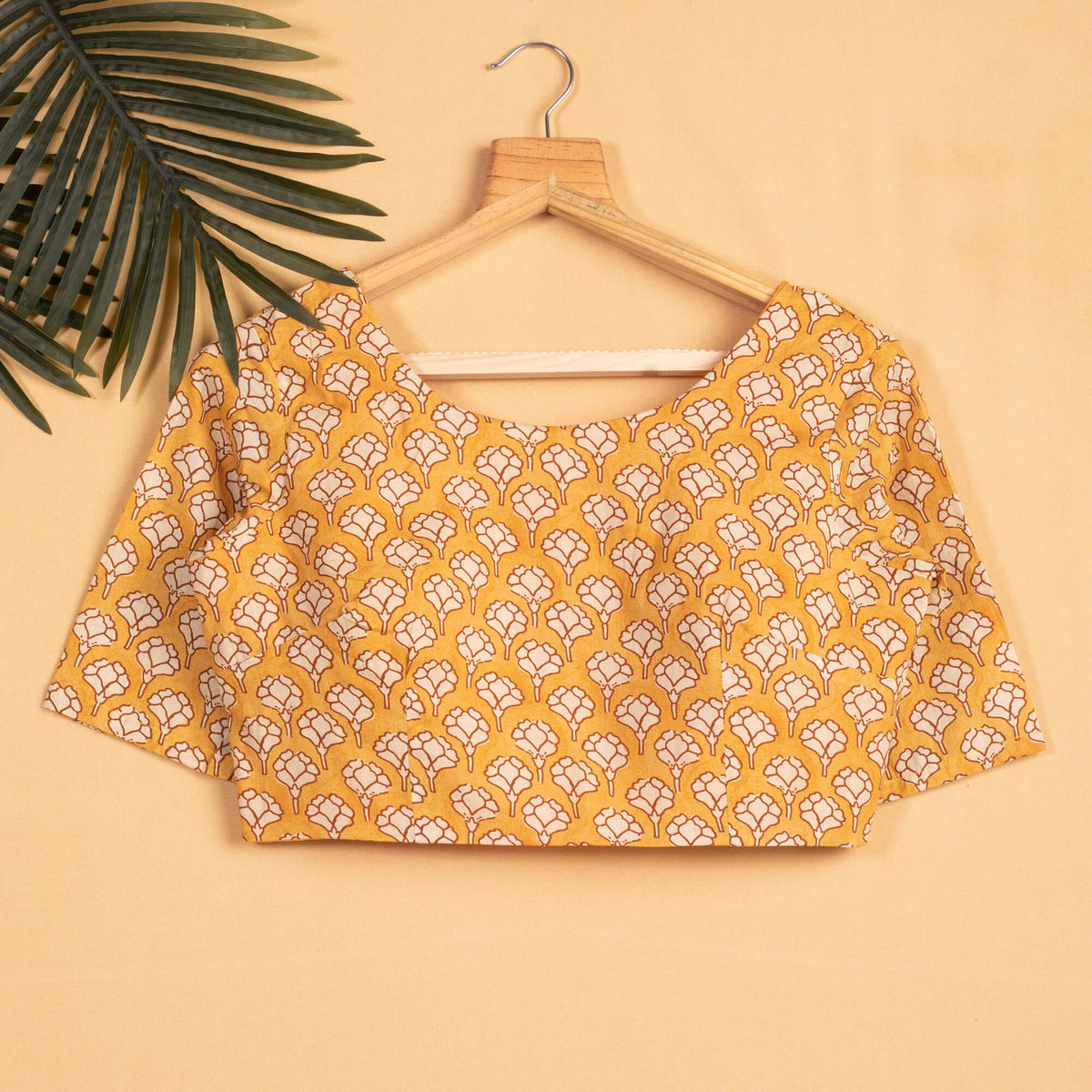 Ethnic  Floral Cotton Blouse