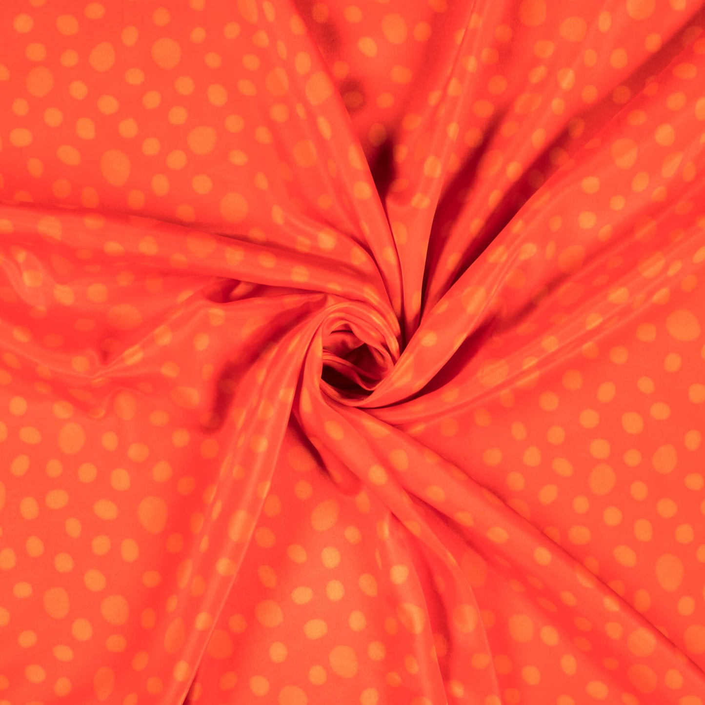 Ruhani's Choice Red Geometric Pattern Digital Print Crepe Silk Fabric