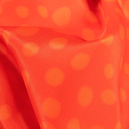Ruhani's Choice Red Geometric Pattern Digital Print Crepe Silk Fabric