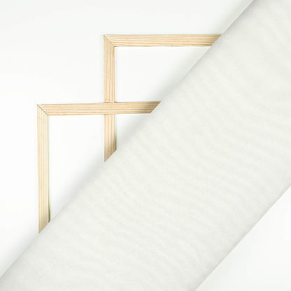 White Plain Dyeable Viscose Chanderi Fabric