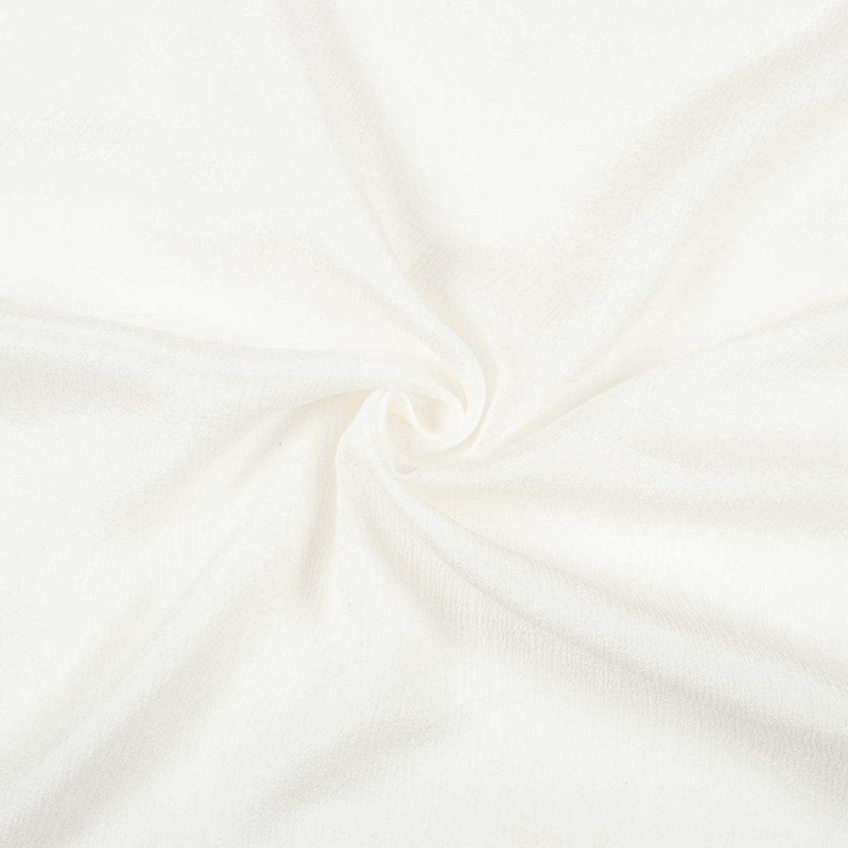 White Plain Dyeable Chinnon Chiffon Fabric