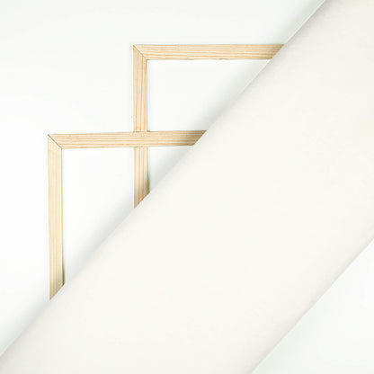 White Plain Dyeable Cotton Cambric Fabric
