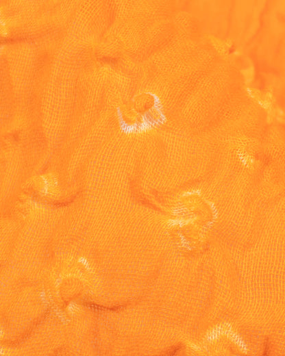Fire Yellow Kutchhi Bandhani Tie & Dye Cotton Dupatta