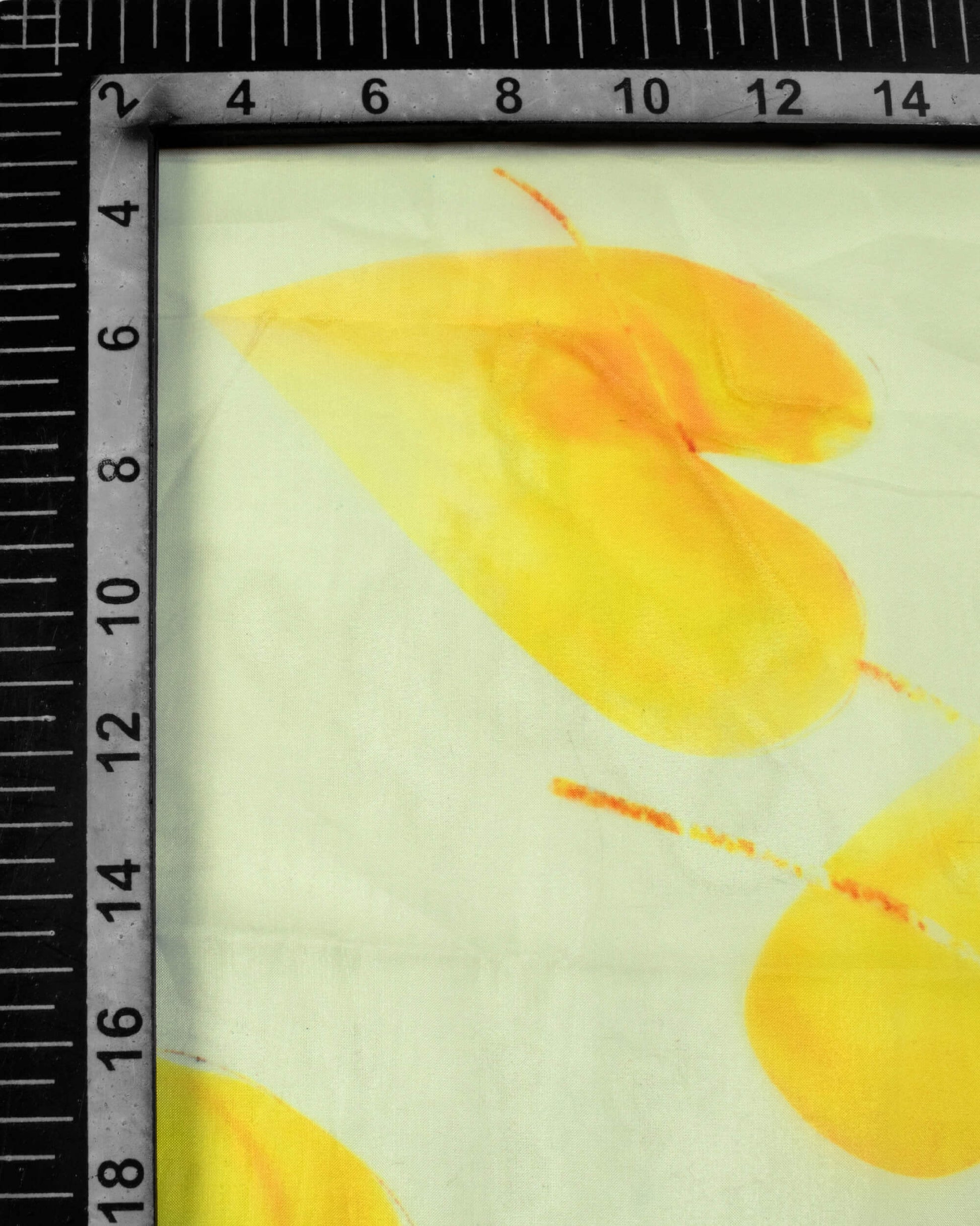 Yellow Quirky Pattern Digital Print Premium Organza Dupatta With Tassels - Fabcurate