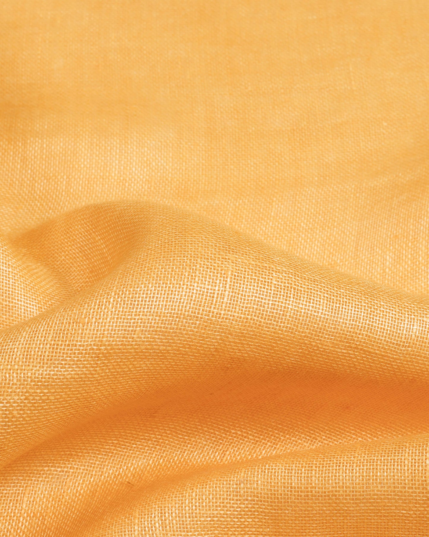 Yellow Plain Woven Bhagalpuri Viscose Linen Dupatta - Fabcurate