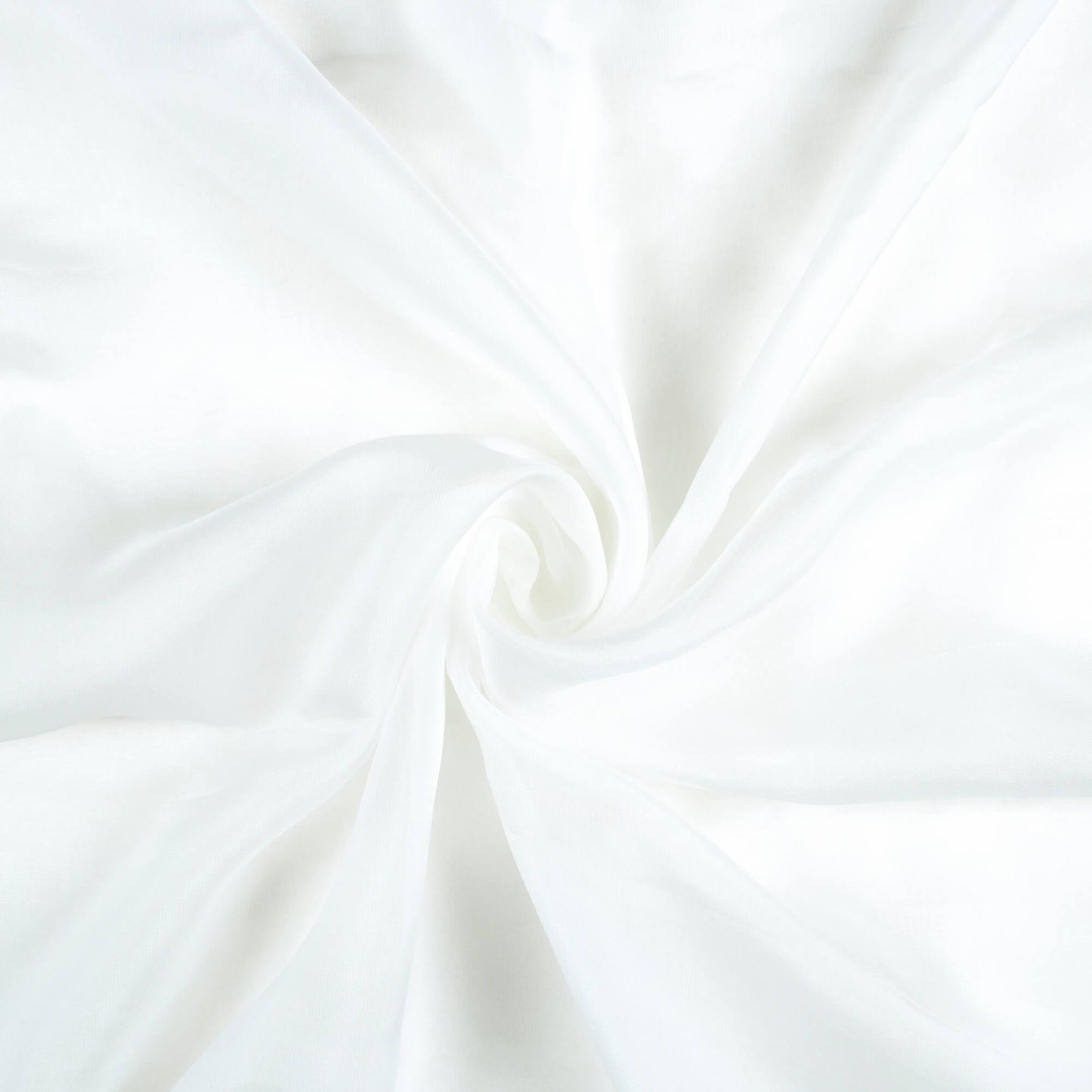 White Plain Dyeable Organza Fabric