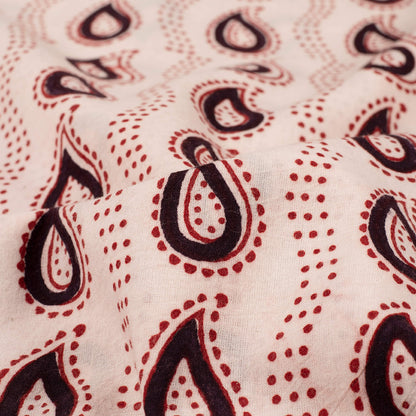 Fabcurate Women's Bagh Print Unstiched Kurta Pyjama Fabric Combo Set