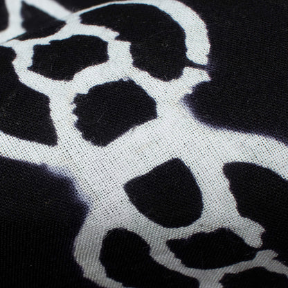 Monochrome Stripes Pattern Handblock Cotton Fabric