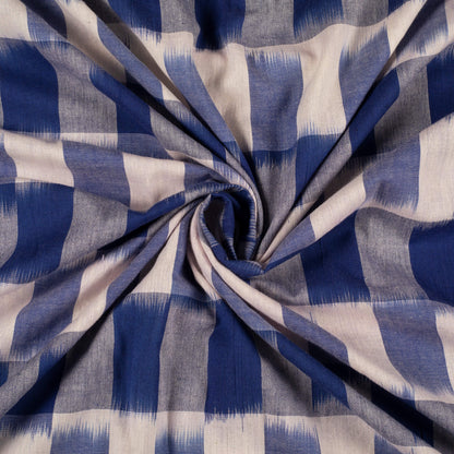 Pre-Washed Pochampally Double Ikat Cotton Fabric