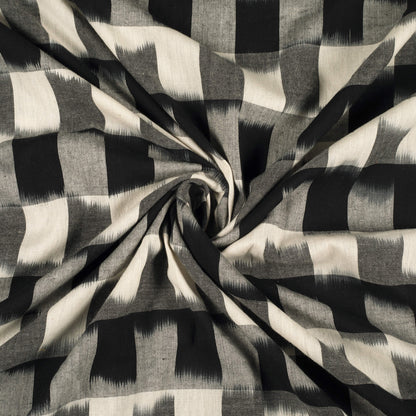 Pre-Washed Pochampally Double Ikat Cotton Fabric