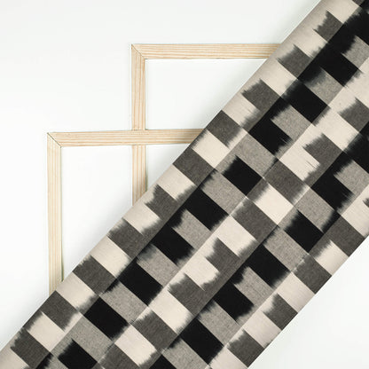 Pre-Washed Pochampally Double Ikat Cotton Fabric