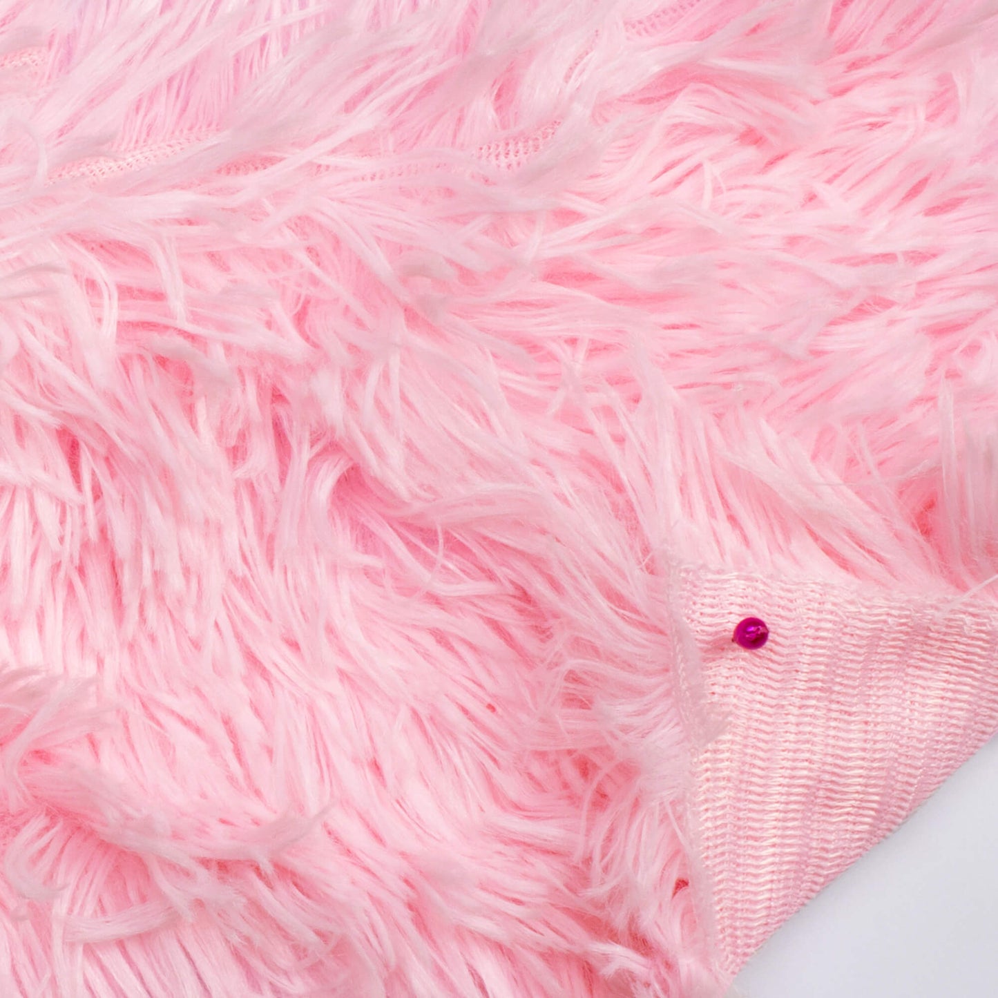 Baby Pink Lion Fur Imported Fur Fabric