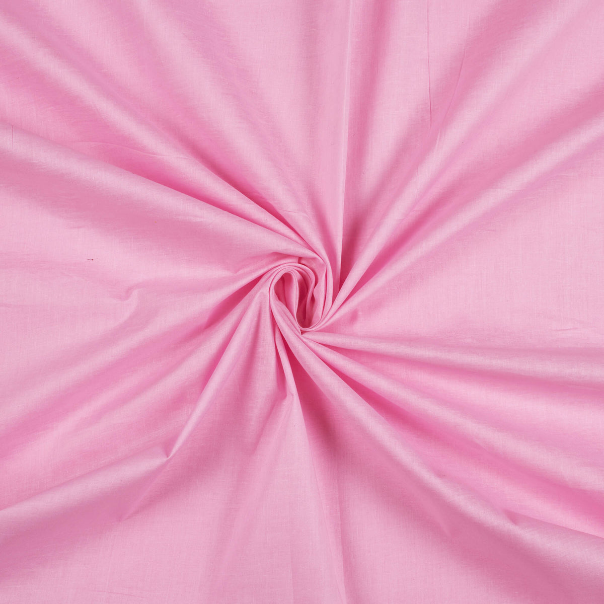 Taffy Pink Plain Cotton Cambric Fabric - Fabcurate