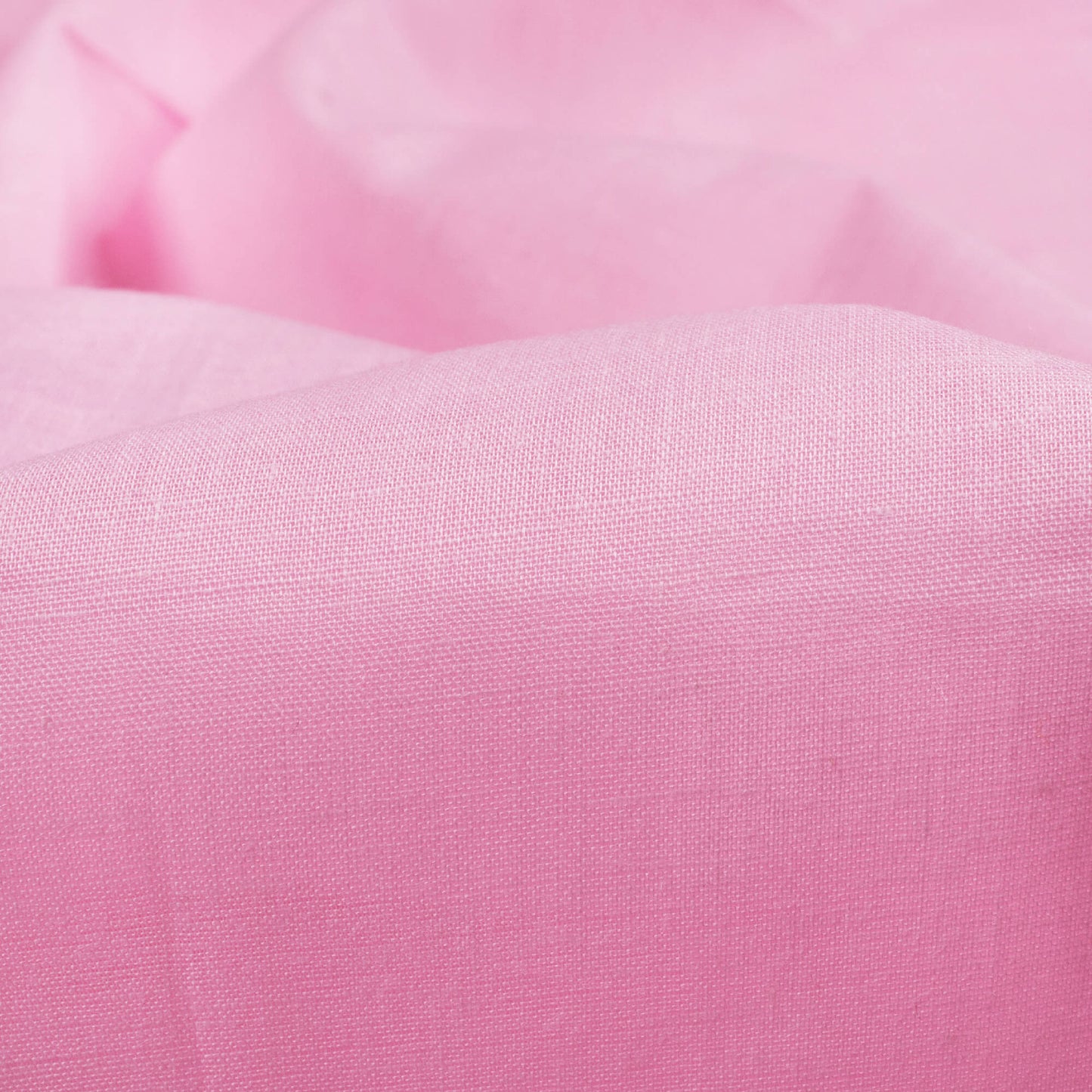 Taffy Pink Plain Cotton Cambric Fabric - Fabcurate