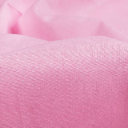 Taffy Pink Plain Cotton Cambric Fabric - Fabcurate