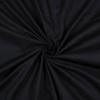 Black Plain Cotton Cambric Fabric - Fabcurate