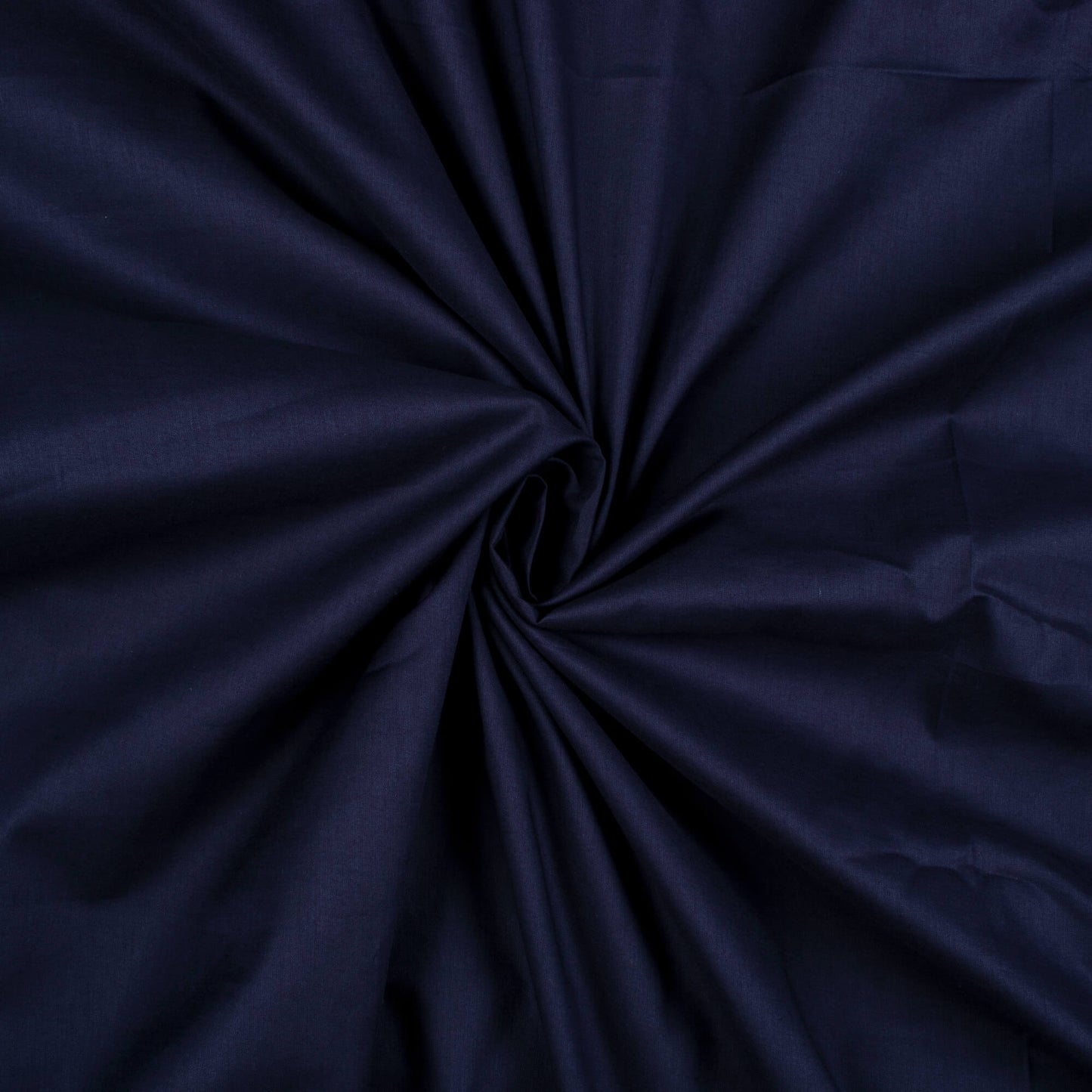 Navy Blue Plain Cotton Cambric Fabric - Fabcurate