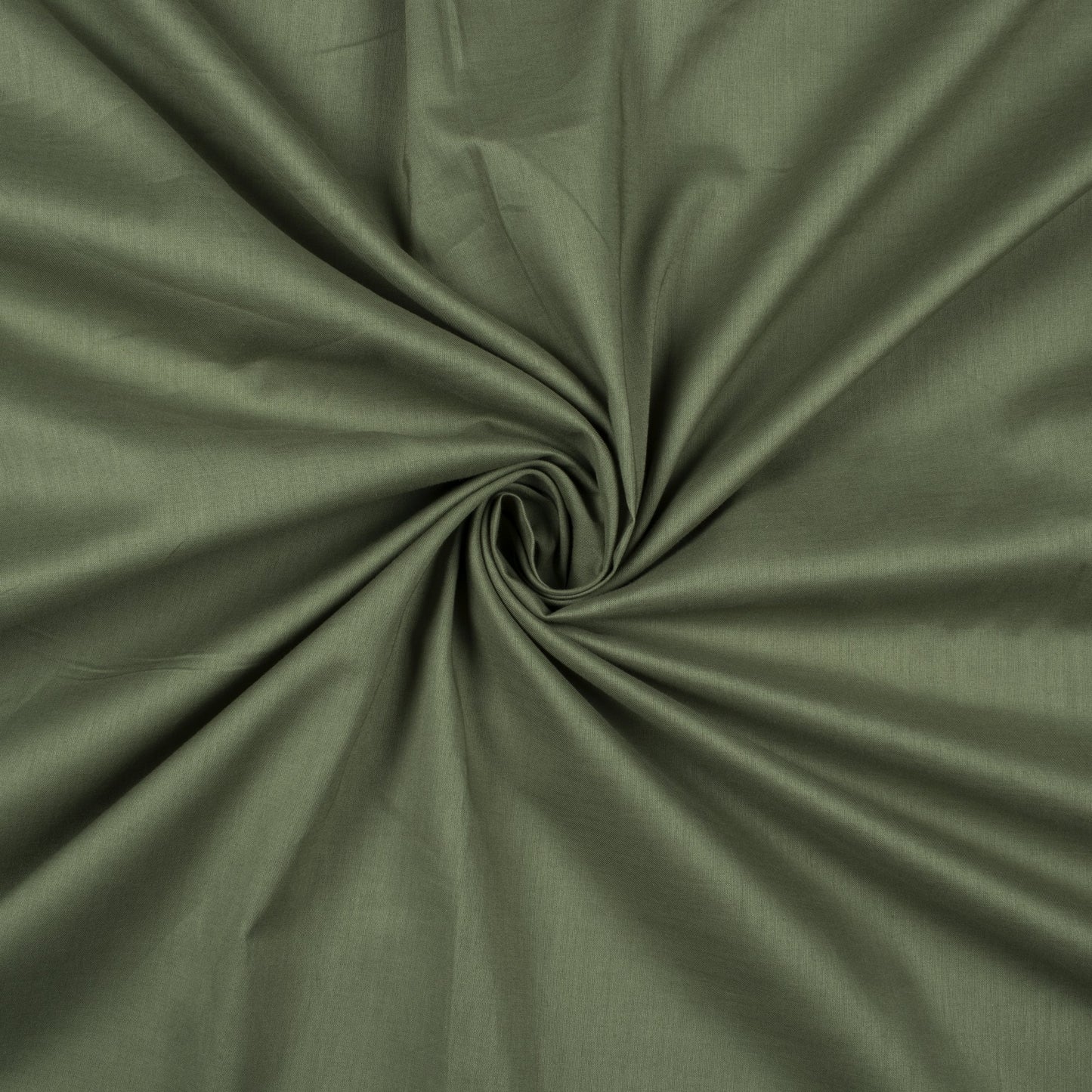(Cut Piece 0.7 Mtr) Asparagus Green Plain Cotton Cambric Fabric (Width 52 Inches)