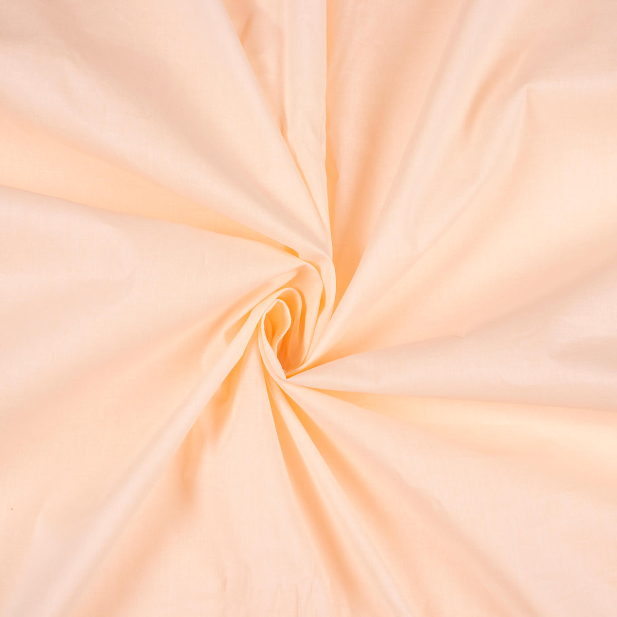 Pale Peach Plain Cotton Cambric Fabric