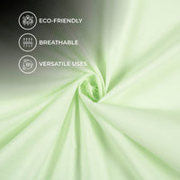 Tea Green Plain Cotton Cambric Fabric