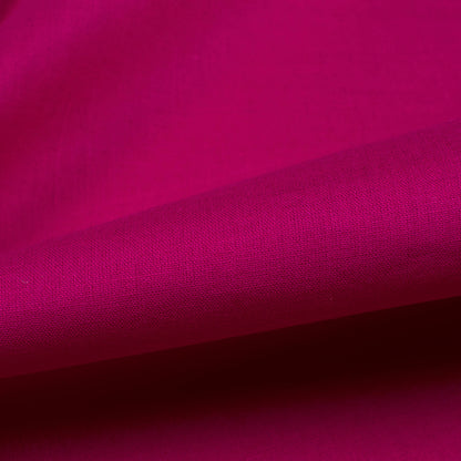 Magenta Pink Plain Cotton Cambric Fabric