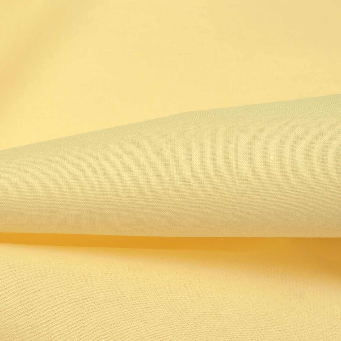 Pale Yellow Plain Cotton Cambric Fabric