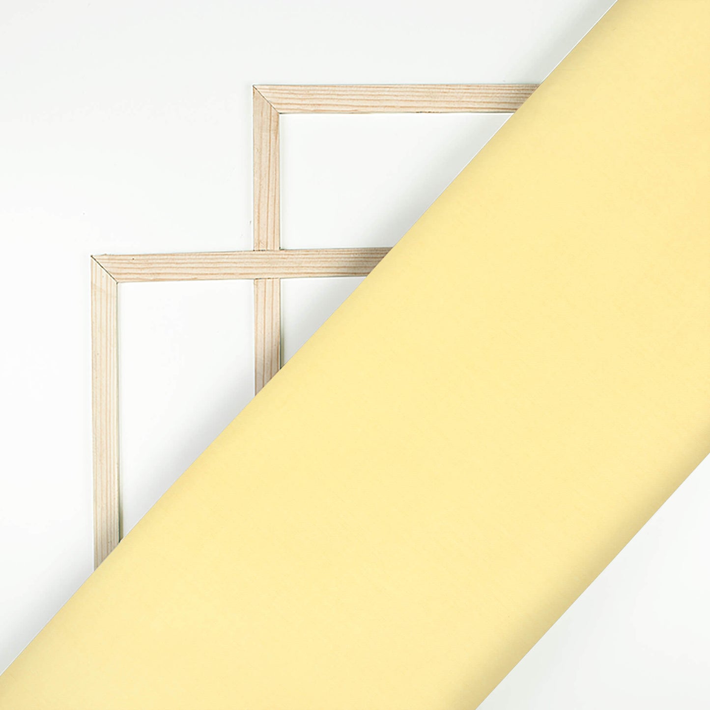 Pale Yellow Plain Cotton Cambric Fabric