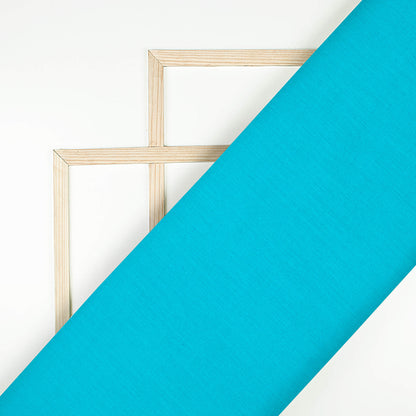 Sky Blue Plain Cotton Cambric Fabric