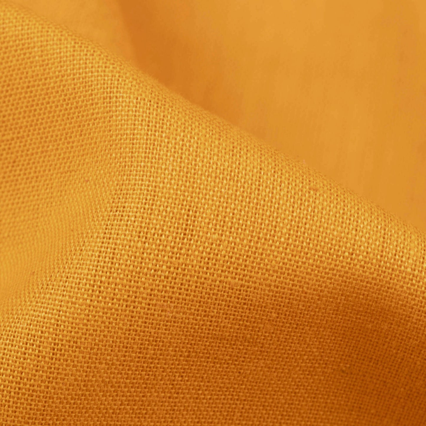 Mustard Yellow Plain Cotton Flex Fabric