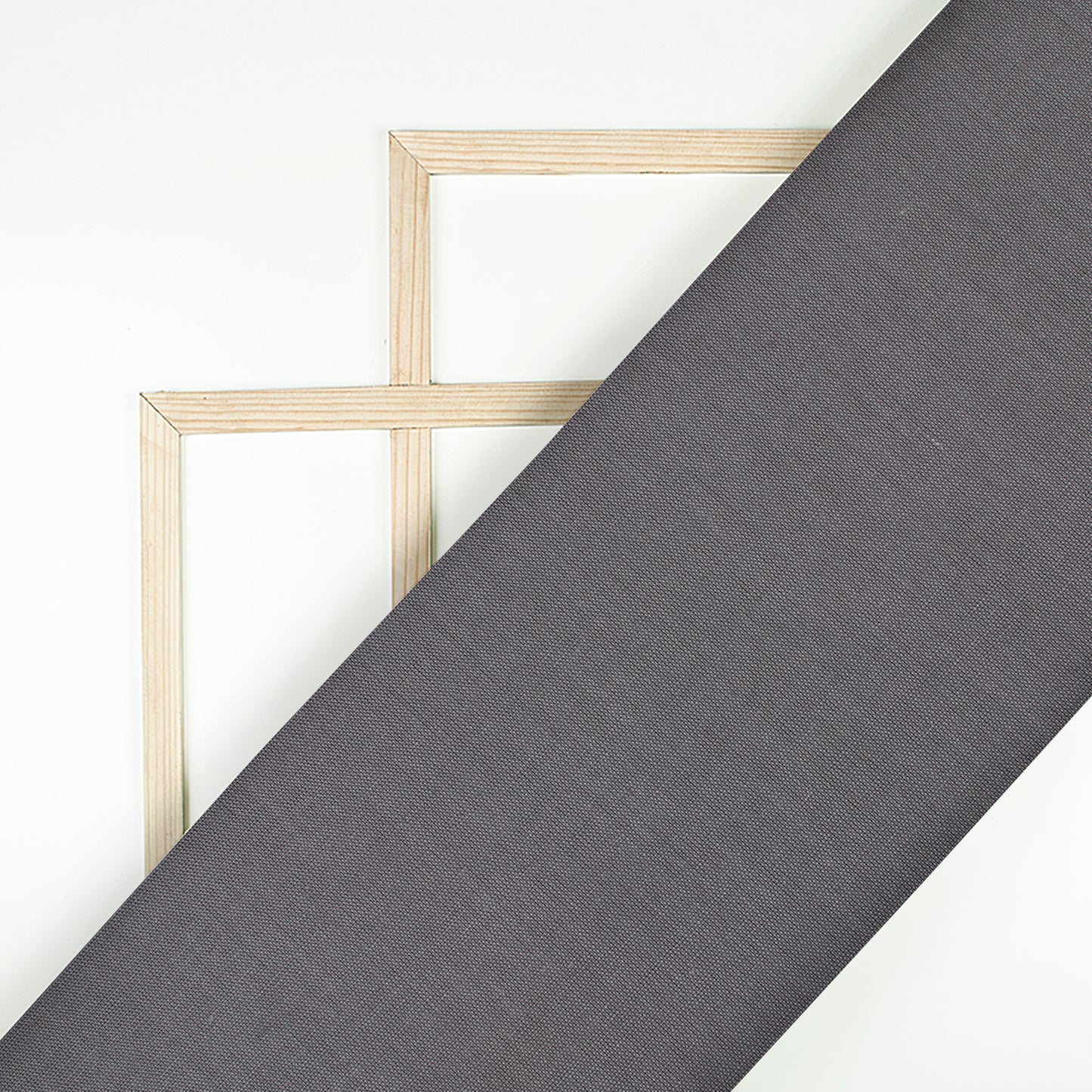 Slate Grey Plain Cotton Flex Fabric