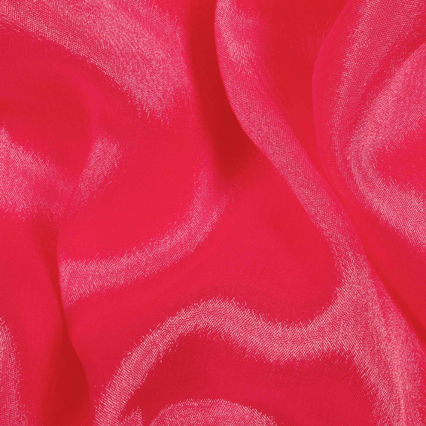 Magenta Pink Plain Pure Chinnon Chiffon Fabric - Fabcurate