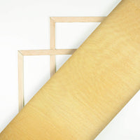 Mellow Yellow Plain Pure Chinnon Chiffon Fabric - Fabcurate