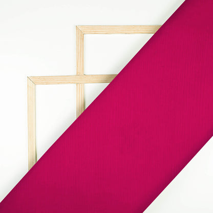 Fuchsia Plain Premium Chiffon Satin Fabric