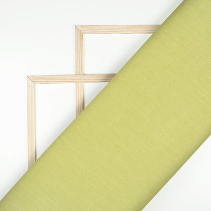 Moss Green Plain Glazed Cotton Fabric