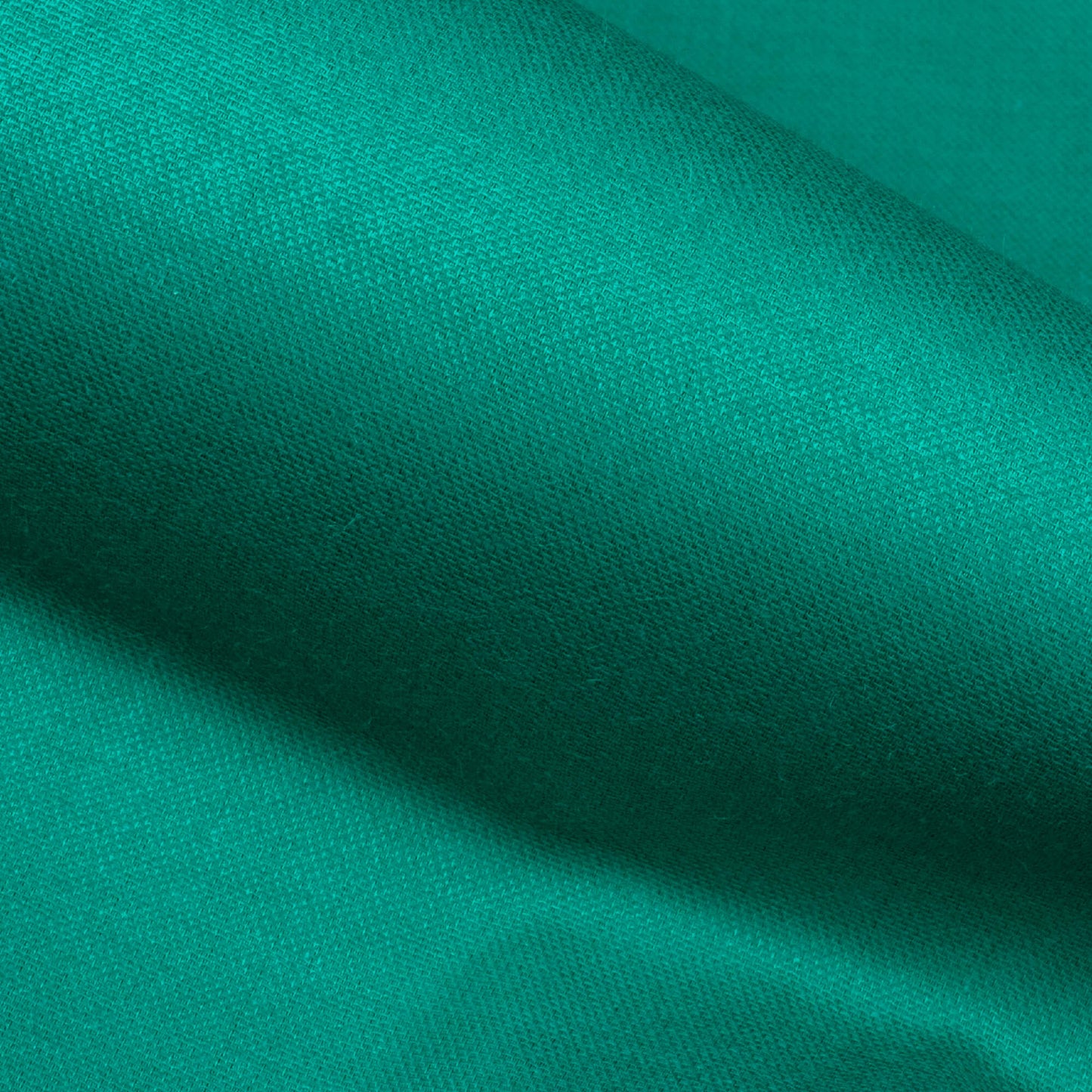 Pine Green Plain Glazed Cotton Fabric - Fabcurate