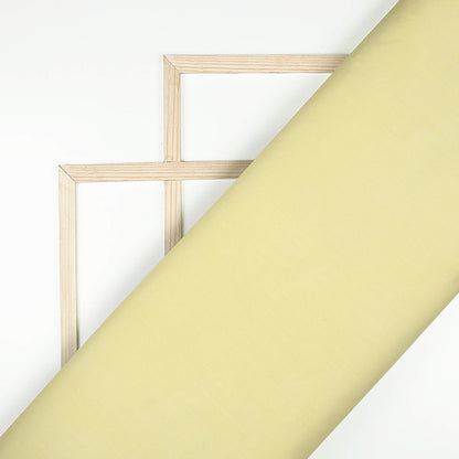 Melow Yellow Plain Glazed Cotton Fabric