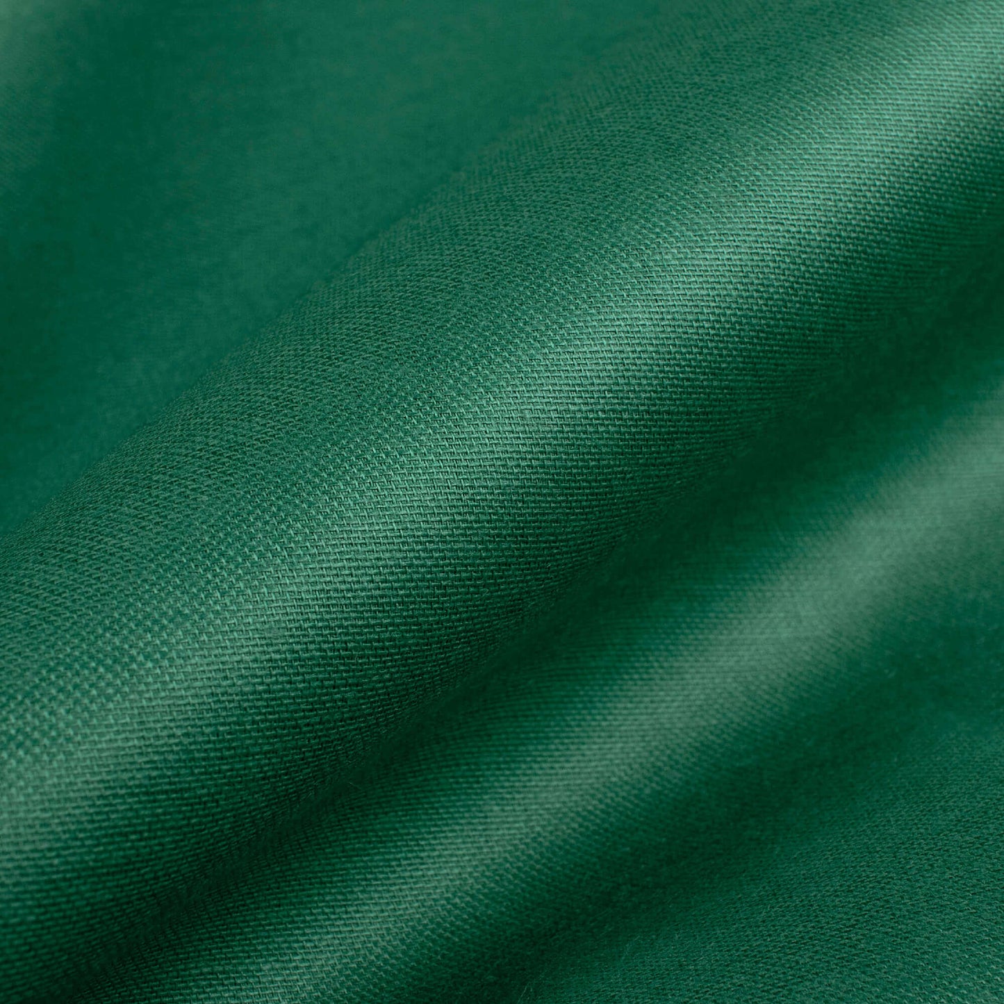 Viridian Green Plain Glazed Cotton Fabric