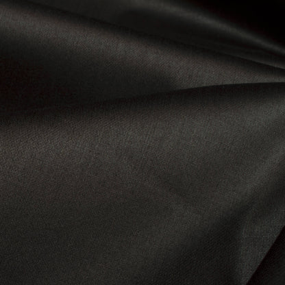 Black Plain Glazed Cotton Fabric