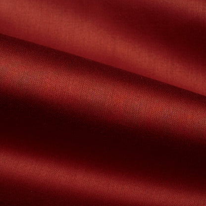Burgundy Red Plain Glazed Cotton Fabric