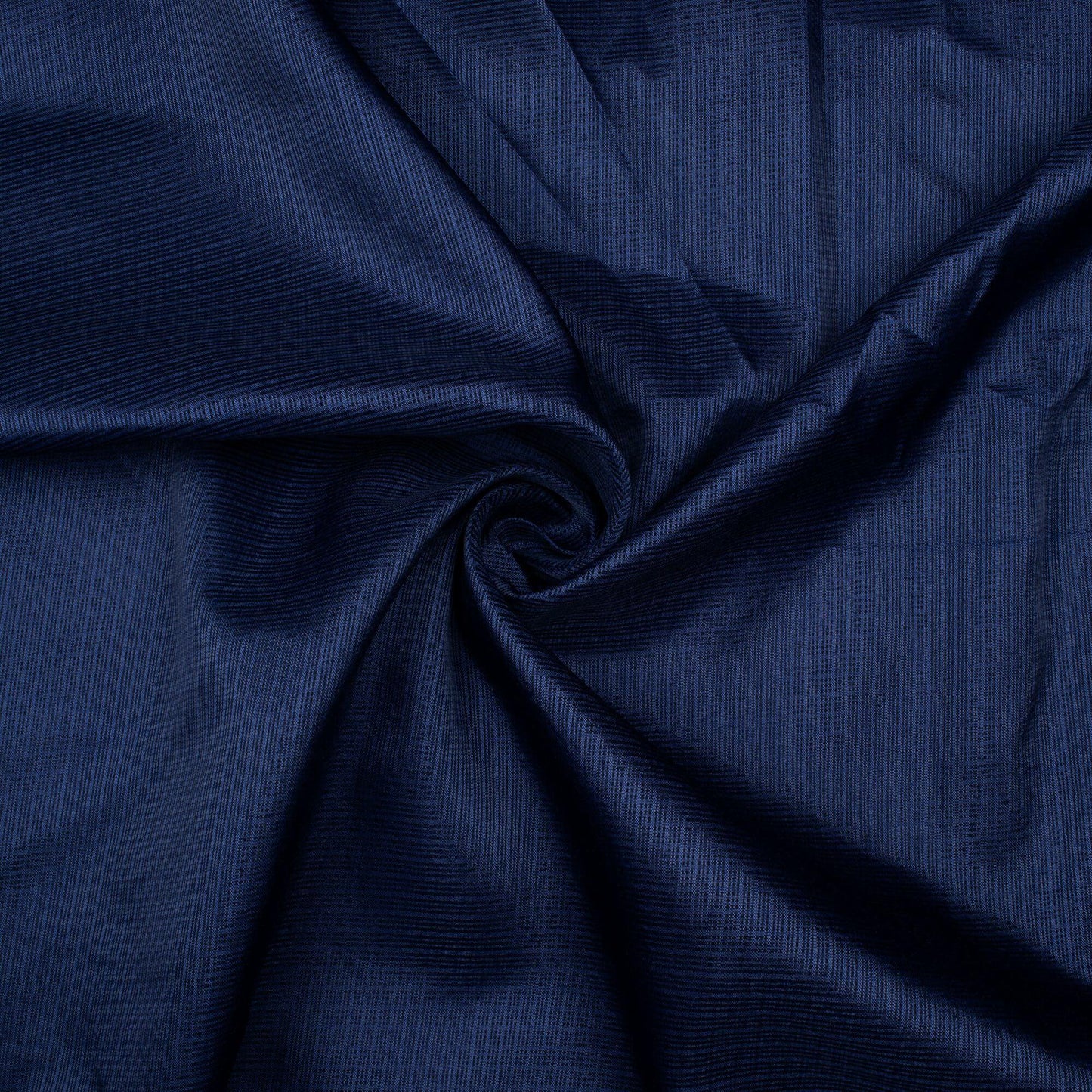 Space Blue Plain Kota Doria Fabric - Fabcurate
