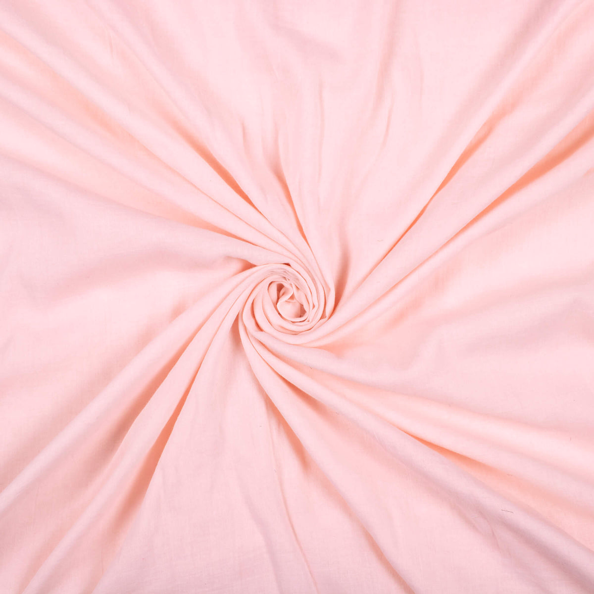 Baby Pink Plain Cotton Mulmul Fabric