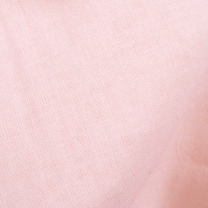 Baby Pink Plain Cotton Mulmul Fabric