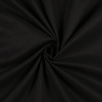 Black Plain Cotton Mulmul Fabric