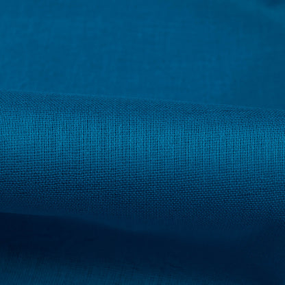 Astronaut Blue Plain Cotton Mulmul Fabric